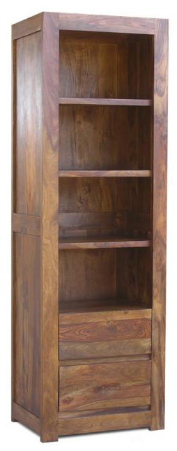 Granada 200cm H x 65cm W Solid Wood Standard Bookcase