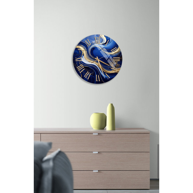 Horloge murale Luxe, Doré