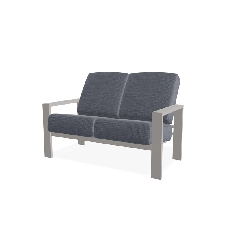 Causeuse Larssen, Graphite, Denim prouvé