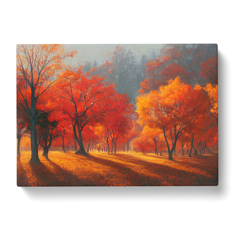 Autumn Forest Trees Vol.3 - Wrapped Canvas, 35cm H x 50cm W x 3cm D