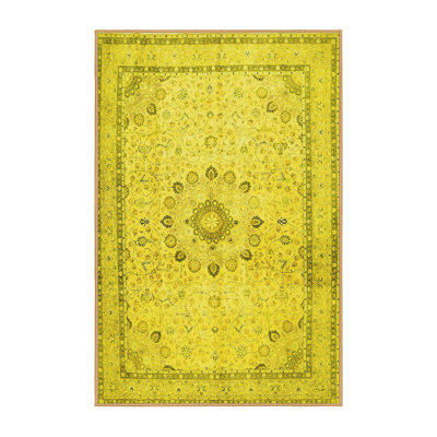 Maylyn Washable Oriental Indoor Rug