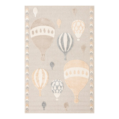 Unique Loom Balloons Whimsy Kids Rug