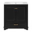Meuble-lavabo 30 po avec lavabo en céramique-959169172