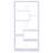 8-Shelf White Geometric Bookcase-2001406267