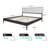 Solid Wood Bed Frame Acacia Wood Platframe,No Box Spring Needed,King Size Bed-382236768-382236770