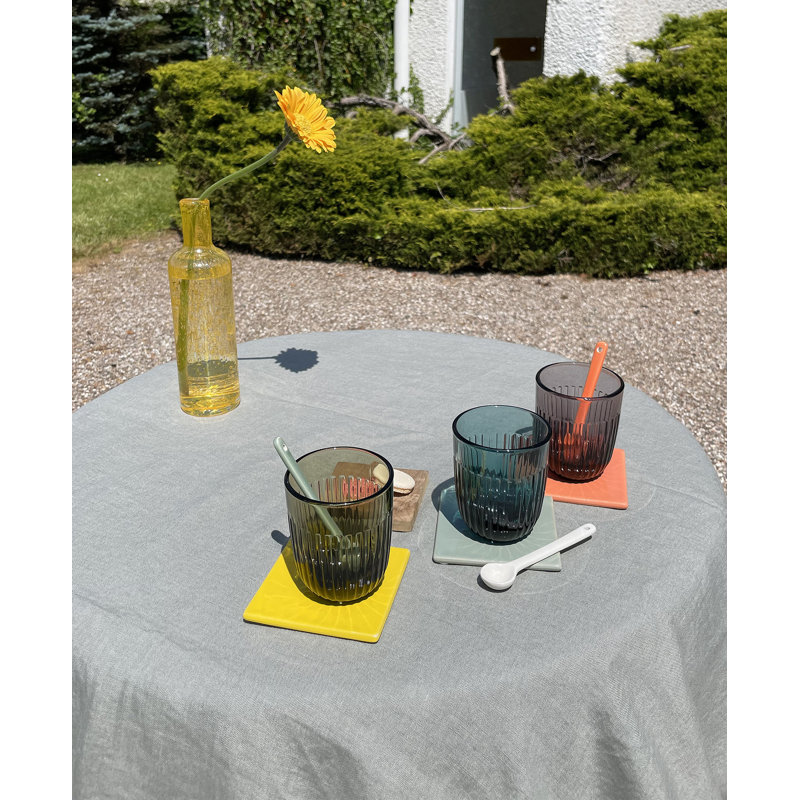 Quessant Drinking Glass, Green