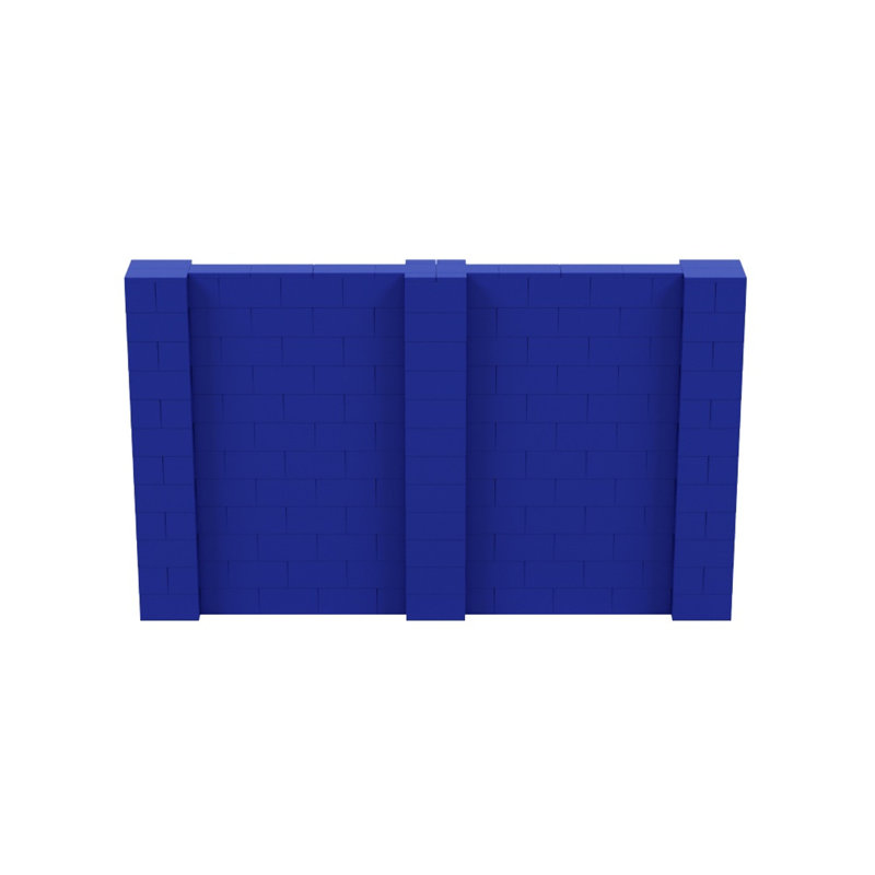 Cloison 1 panneau autoportante, Bleu, H 72 po x l 120 po x P 12 po