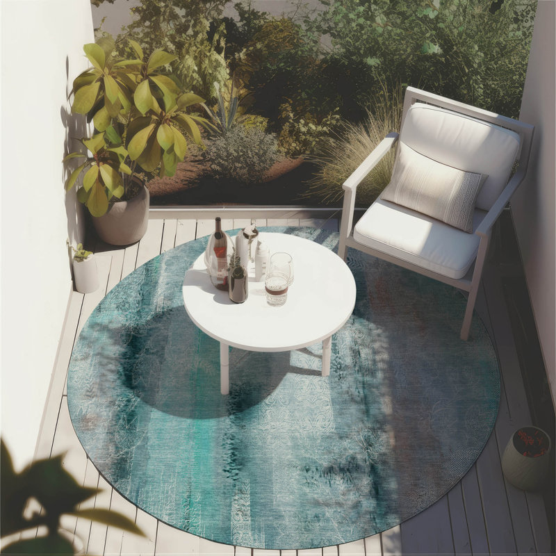 Tapis intérieur / extérieur Altair, Rond 8 pi