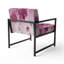 Chaise d'appoint rembourrée Fuschia-112889694