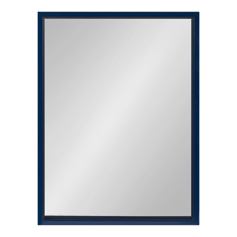 Travis Engineered Wood Mirror, Navy Blue, 24X18