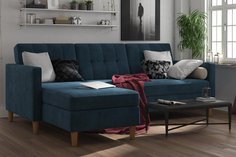 Kayden 84" Wide Reversible Sleeper Sofa & Chaise