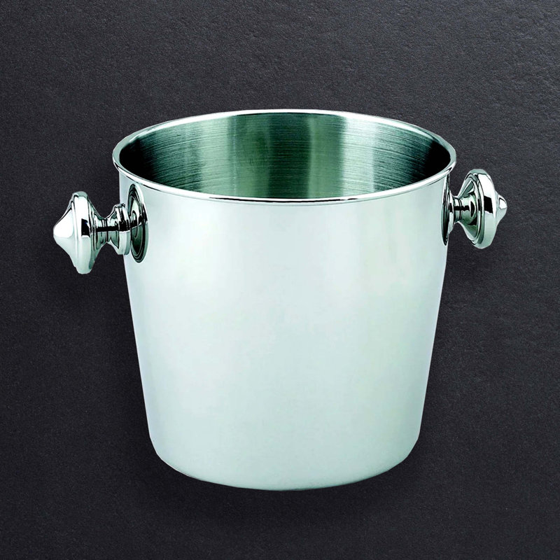 Seau à champagne en acier inoxydable