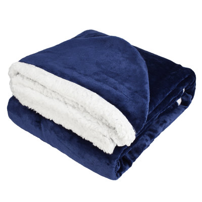 Catalonia Sherpa Fleece Throw Cape, Wearable Blanket Wrap with Hand Pockets, Soft Lightweight Cozy