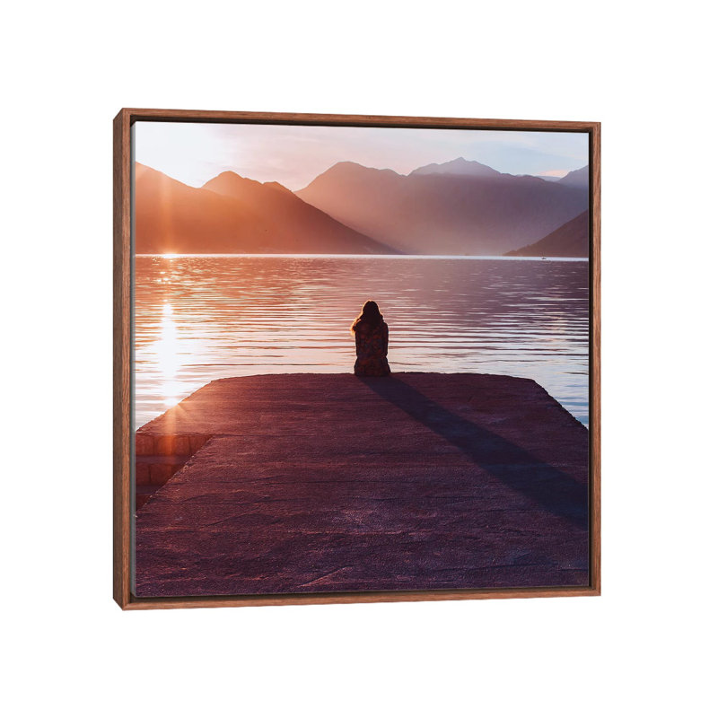 Le coucher de soleil est le plus important ! par Hobopeeba-impression, H 26 po x l 26 po x P 1,5 po, Pas de tapis