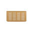 Buffet de 64 pouces en bois avec accents en rotin pour le couloir-1156257407
