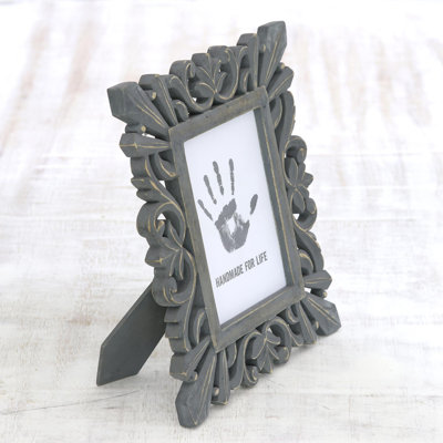 Leis Gray Solid Wood Matte Picture Frame