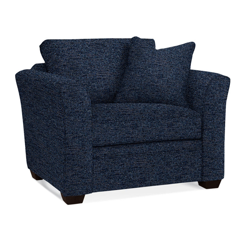 Bridgeport Upholstered Armchair, Java, Basic Navy; 0317-61
