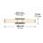 Wyndham Dimmable LED Bath Bar-813523035