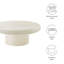 Table basse d'extérieur ronde de 33,86 po Argos-107084229