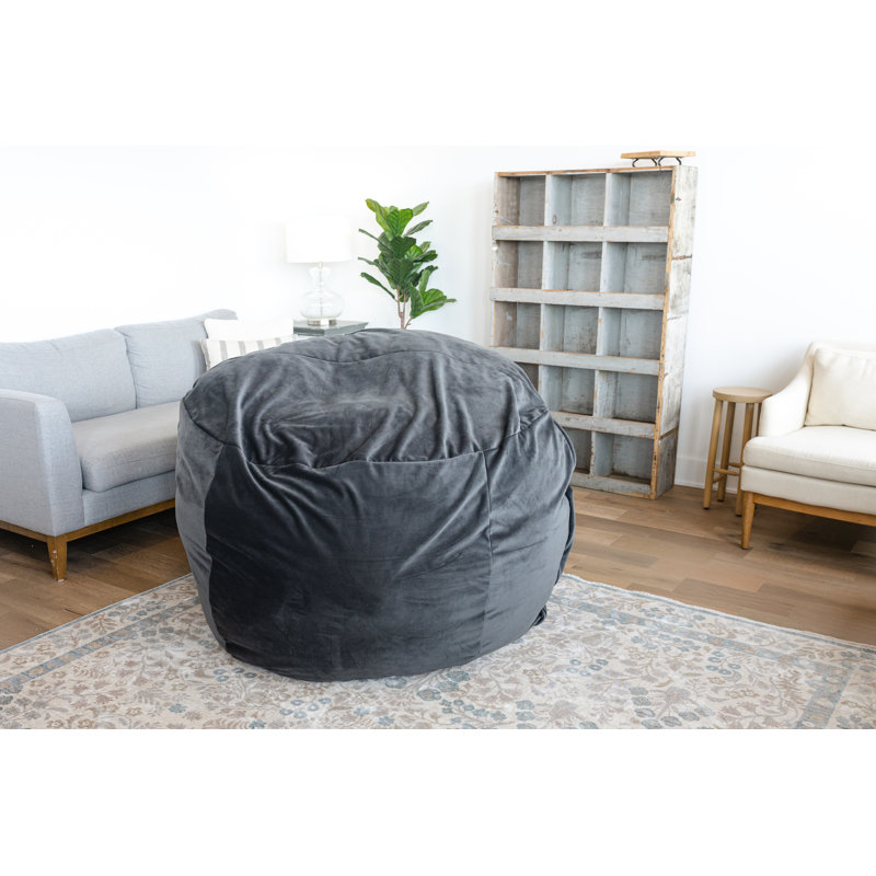 Grand sac de luxe Haven, Gris foncé