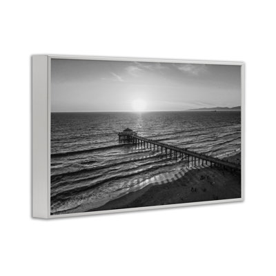 Serene Morning Pier, estampe numérique, conception par Jeff Poe