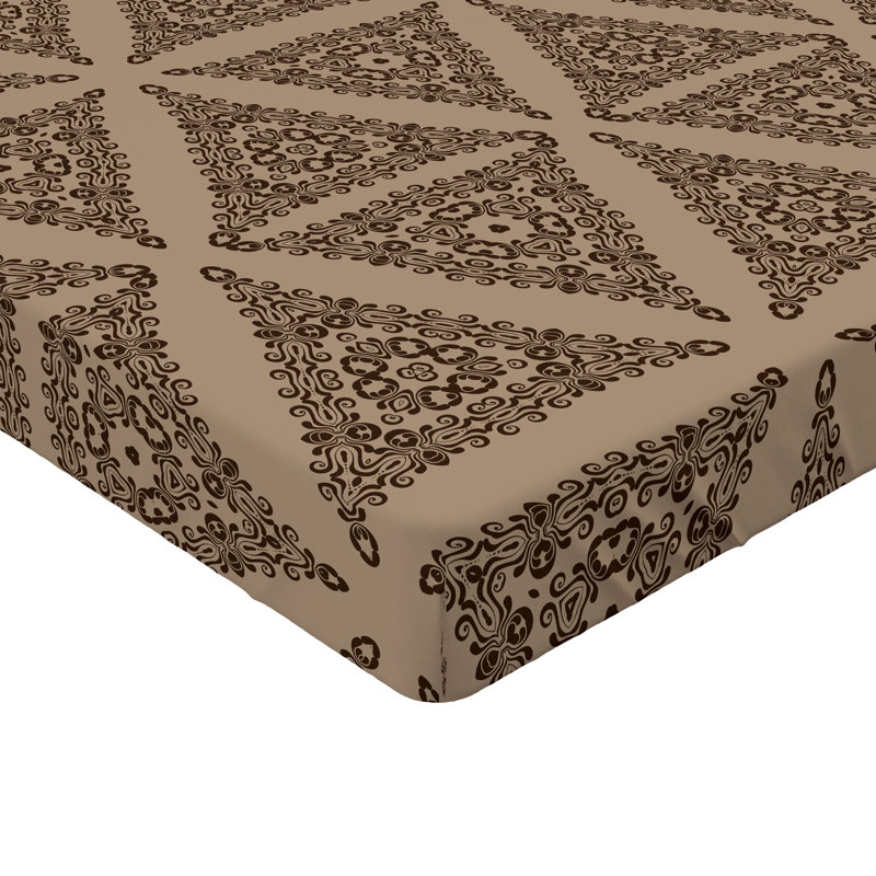 Drap-housse oriental Ambesonne, Drap-housse de taille simple
