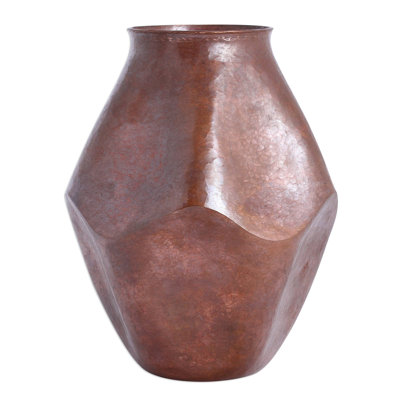Vase de plancher en cuivre 7,25 "Bronze