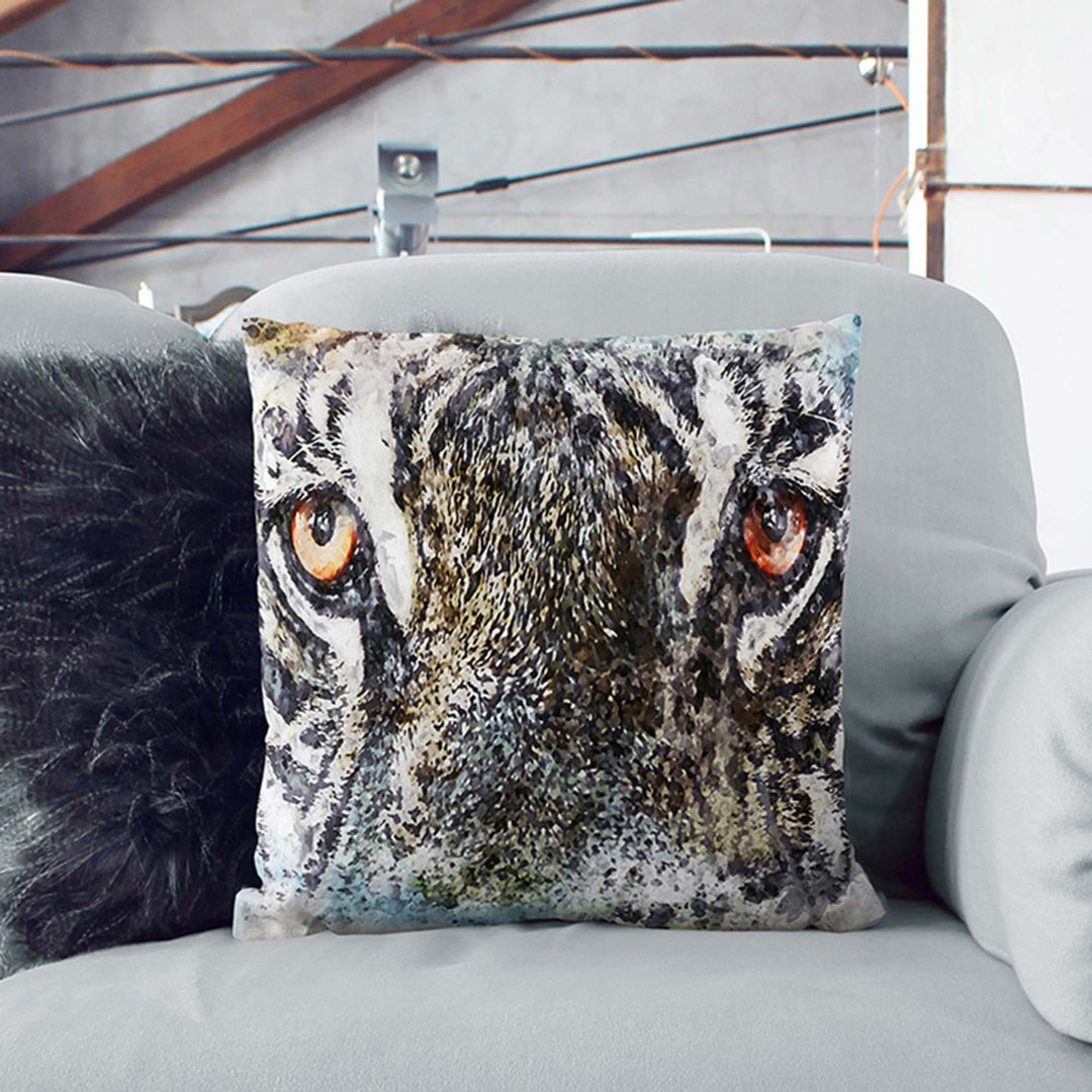 Eye of the Tiger Cushion with Filling