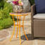 Table de bout en céramique Sunlit Profondeur, pratique accentuée