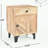 Solid Wood Nightstand-594397737