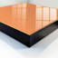 Key box, Opens to the left, 30x30x5, White, Solid orange color energy heat, -436613967