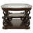 2-Shelf Glass Top Coffee Table