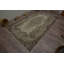 Tapis moderne, grands tapis de 5,6 x 9,2 pi, tapis de luxe, tapis en laine beige, tapis turcs, tapis rétro