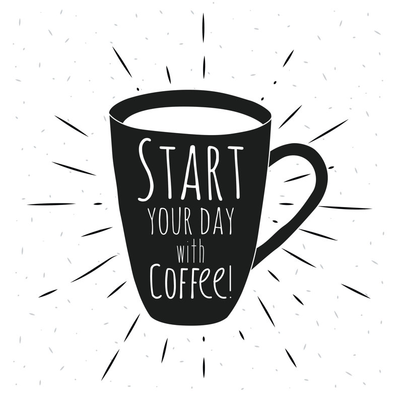 Coffee Mug - Wrapped Canvas Print, 30cm H x 30cm W x 3.8cm D