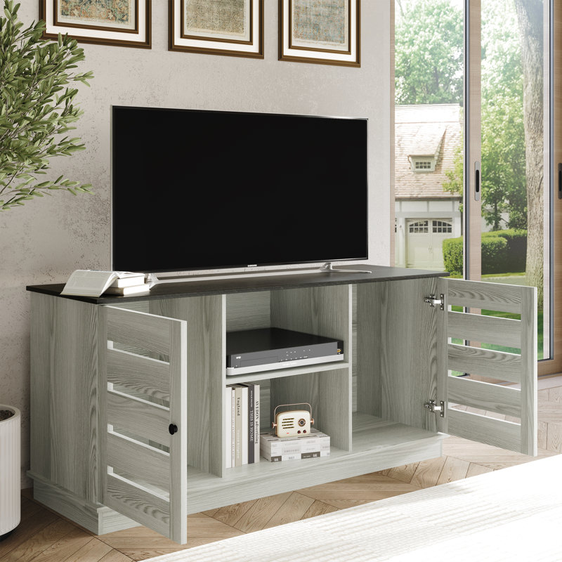 Crédence de rangement l 15,76 po Abbriella, Blanc
