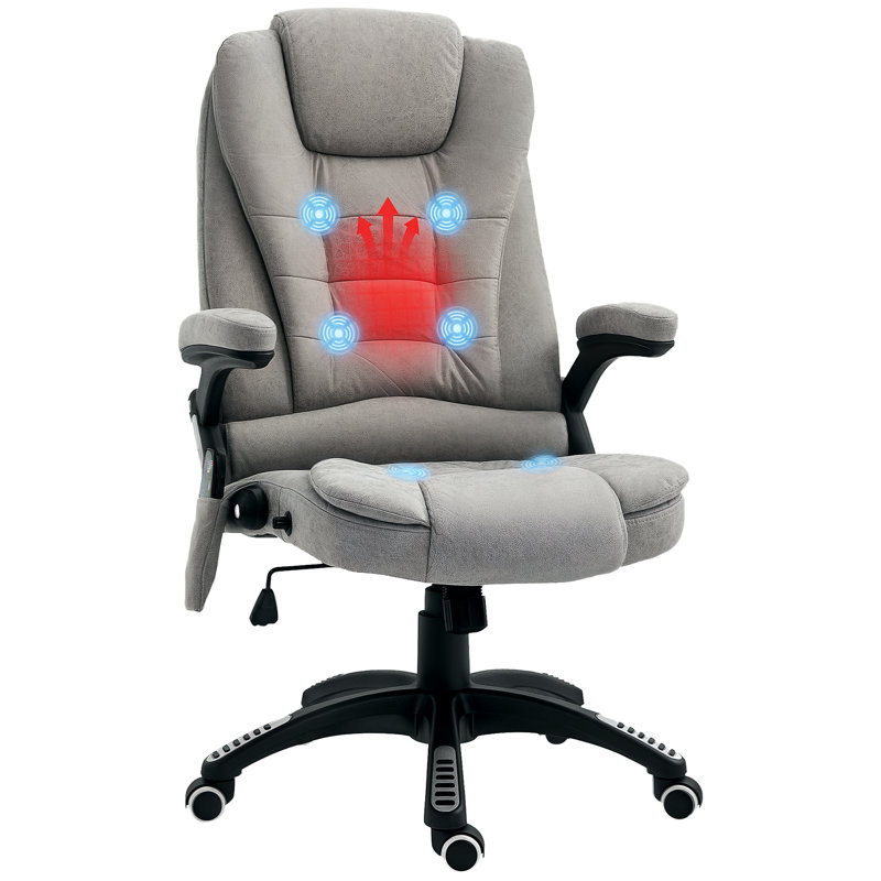 Waynefleet Polyester Office Chair, Light Grey
