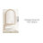 Ornate Arched Wall Mirror