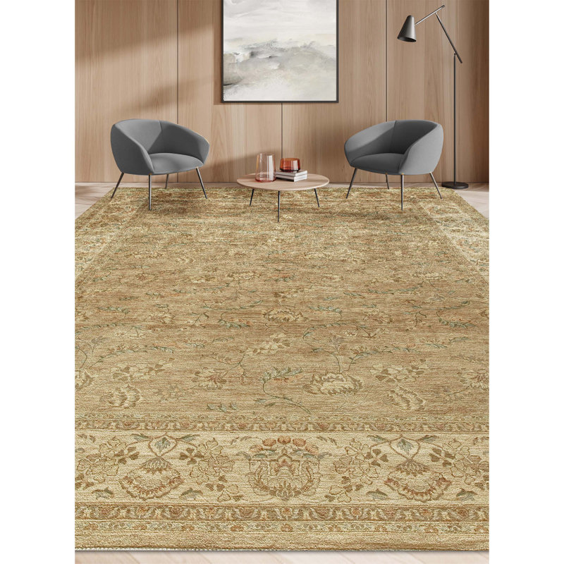 Wool Oriental Area Rug, Rectangle 12' x 18'