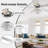 52" Beedle 5 - Blade 2-Tier Crystal Ceiling Fan with Remote Control and Light Kit Included-1855434884