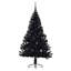 4.92' H Lighted Artificial Christmas Tree-602849793-602848788-602847045