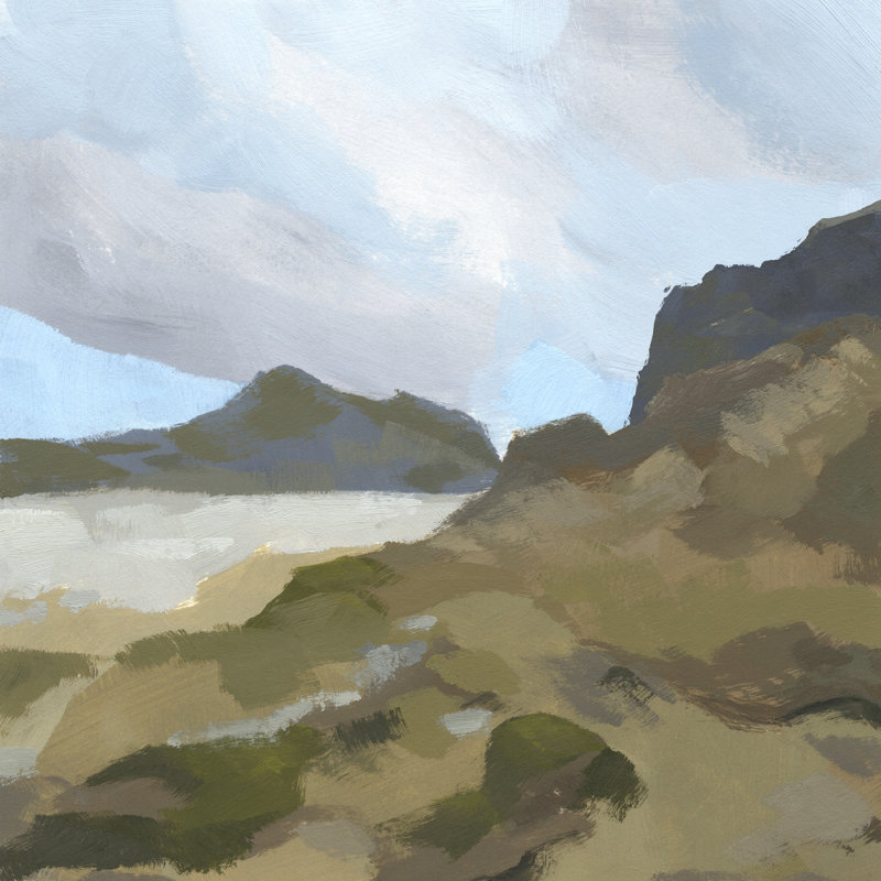Mossy Cove I by Jacob Green - Wrapped Canvas Painting, 51cm H x 51cm W x 3.8cm D
