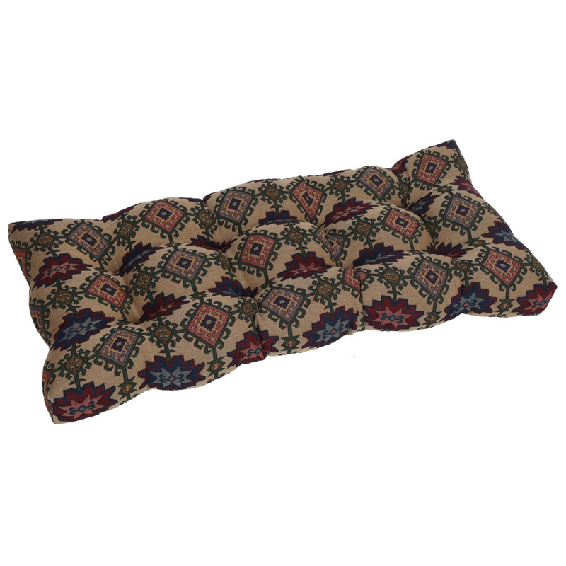 42-Inch By 19-Inch Tufted Tapestry Loveseat Cushion