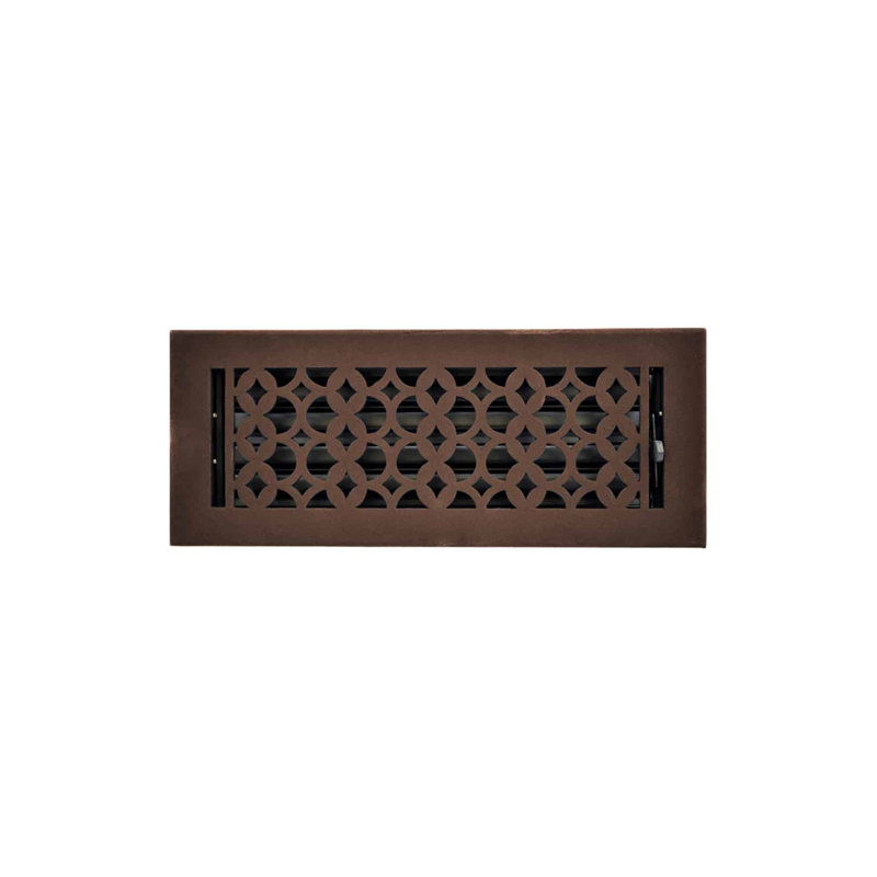 Grille en métal, Brun