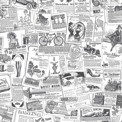Rouleau de papier peint tendance 32,7 pi x 20,5 po Bartow