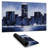 Marine blue city - 14.00"x24.25" Desk mat