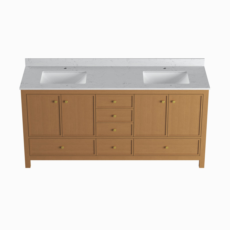 Armoire de meuble-lavabo double, 71"