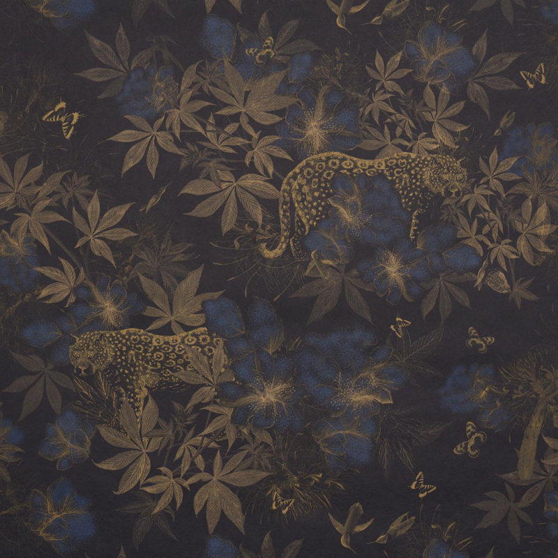 Schumacher X Katie Lyndon Wallpaper Roll, Blue