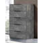 Ensemble de chambre configurable avec lit plateforme très grand 5 pièces Russa California