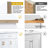 Monolith 48'' Single Bathroom Vanity with Sink Top, White-2072695902