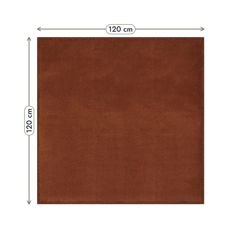 Washmellow Collection Shag, 120X120 cm Square